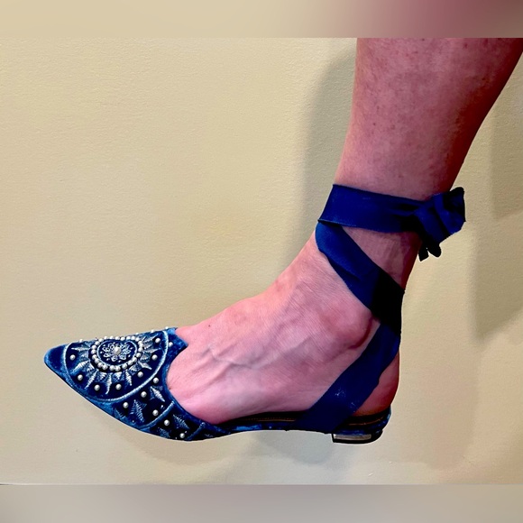 Aquazzura Couturier Mule with Tie Strap - Picture 1 of 11